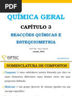 Reacções Químicas e Estequiometria - Kátia Gabriel