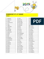 5th/6th Grade Vocabulary List