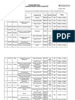 IGCSE Timetable Oct & Nov 2019