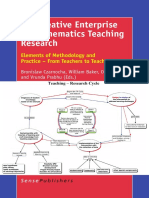 The Creative Enterprise of Mathematics Teaching Research: Elements of Methodology and Practice
