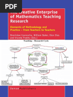 The Creative Enterprise of Mathematics Teaching Research: Elements of Methodology and Practice