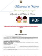 Proyecto Transversal de Valores