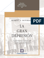 Murray N. Rothbard - La Gran Depresión PDF