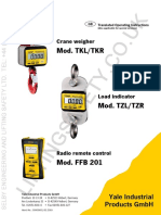 Mod. TKL/TKR: Crane Weigher