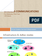 Wireless Communication Systems, Services & Requirements