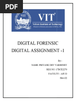 Digital Forensic Digital Assignment Digital Forensic Digital Assignment Digital Forensic Digital Assignment - 1