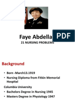 Faye Abdellah: 21 Nursing Problems