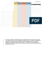 3 Week Look-Ahead Schedule Template: Enter Date of First Monday Each Week