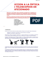 Introduccion A La Optica de Telescopio de Aficionado