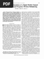 Analysis and Simulation of a Digital Mobile Channel Using OFDM-1985