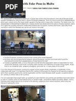 Mossad Agents With Fake Pass in Malta