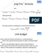 Applying Friis' Formula: Going To The DB Domain