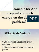 Is It Reasonable For Abe To Spend So Much Energy On The Deflation Problem?