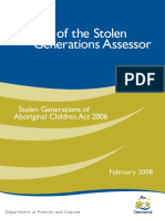 Stolen Generations Assessor Final Report