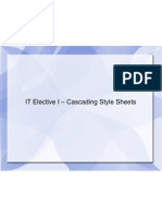 IT Elective I - Cascading Style Sheets