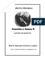 F. Mompou. Canción y Danza X PDF