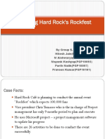 Managing Hard Rock's Rockfest