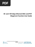 Ug - 40 - 100gbe (40 and 100Gbps Ethernet MAC and PHY MegaCore Function User Guide)