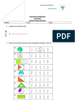 Evaluacion - Fracciones Numericas