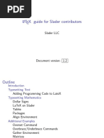 LateX Guide Revision 2