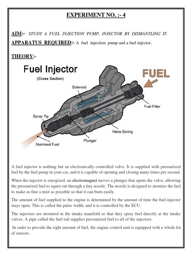 Dissecting Fuel Injection Systems A Close Examination of the Internal