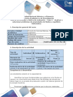 Guía de Actividades y Rúbrica de Evaluación - Fase 2 - Analizar y Solucionar Problemas de Propiedades de Fluidos y Equilibrio Hidrostático