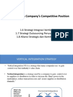 Strengthening A Company's Competitive Position