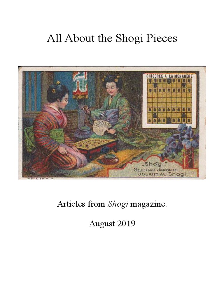 All About The Shogi Pieces | PDF | Abstract Strategy Games | Games Of ...