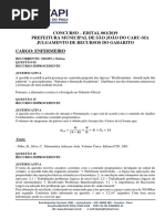 Julgamento de Recursos Do Gabarito São João Do Caru