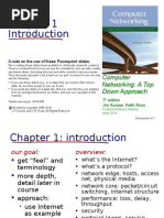 Computer Networking: A Top Down Approach: A Note On The Use of These Powerpoint Slides