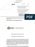 Biodiversidade para Alimentação e Nutrição