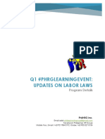 Updates on Labor Laws