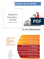 Regimen Tributario MYPE 2018