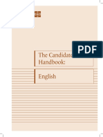The Candidate's handbook