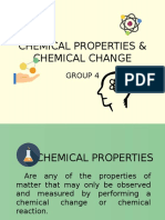 Chemical Properties & Chemical Change