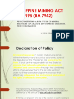 Philippine Mining Act of 1995 (Ra 7942 PDF