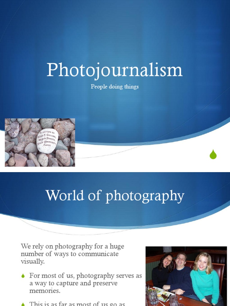 Photojournalism: People Doing Things | PDF | Public Sphere | Mass Media