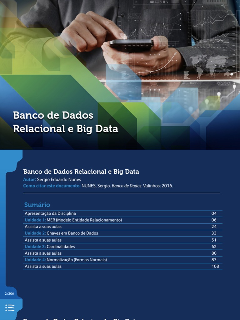 Banco de Dados Relacional e Big Data | PDF | Microsoft SQL Server ...