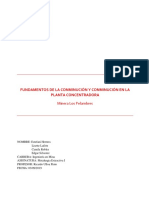 Informe de Metalurgia Los Pelambres