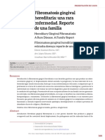 Fibromatosis Gingival Hereditaria: Una Rara Enfermedad. Reporte de Una Familia