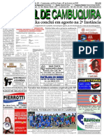 Edição 611 Do ENCONTRO - O Jornal de Cambuquira - 04 de Julho A 02 de Agosto de 2019