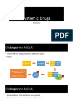 Systemic Drugs for Psoriasis