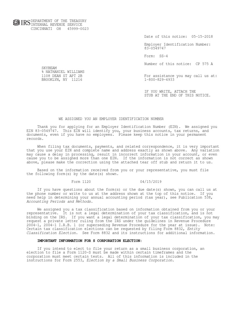 Classification Election. See Form 8832 and Its Instructions For ...