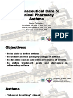 Pharmaceutical Care 5: Clinical Pharmacy Asthma