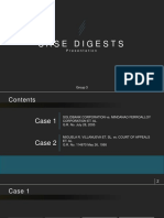 Case Digests: Presentation