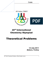 Theoretical Problems: 43 International Chemistry Olympiad