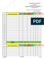 Fitness Profile Grade 6