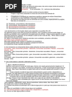 Prova Bimestral de Ciências 1 Bimestre 2016