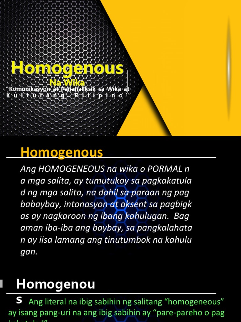Homogenous-WPS Office | PDF