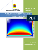 KS - Contoh Sederhana Perhitungan Medan Listrik Dengan FDM PDF